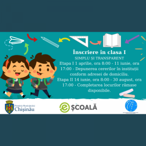 DGEST informează înscrierea în clasa I