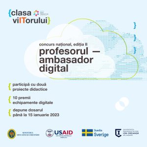 Concursul „Profesorul – Ambasador Digital”, ediția a II-a